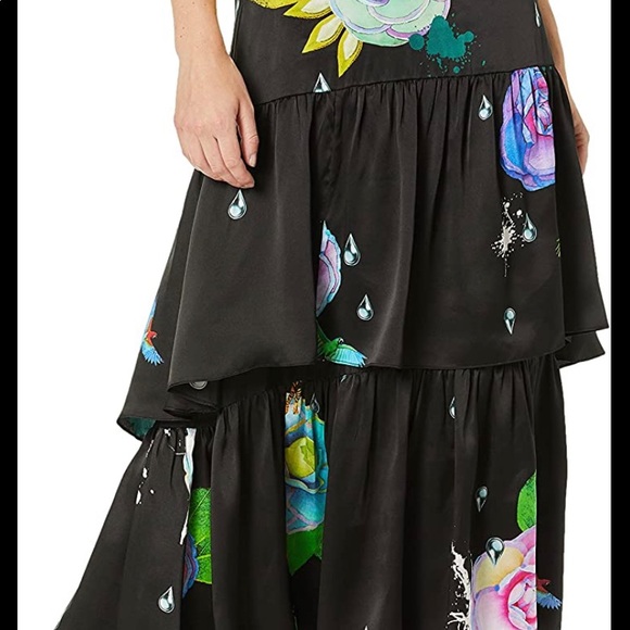 Cynthia Rowley NWOT ruffled maxi skirt size 8 - Picture 1 of 3